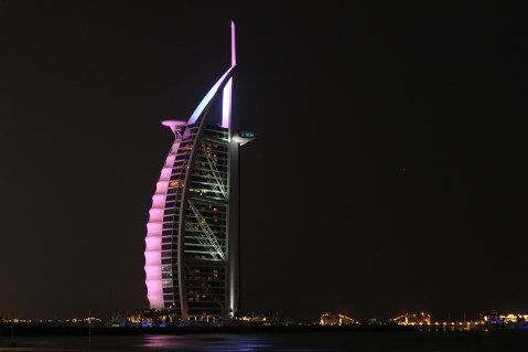 The Burj Al Arab, a seven star hotel